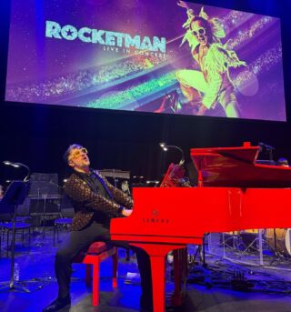 Another film score down - what an honour to conduct the Oscar and GoldenGlobe winning soundtrack of @rocketmanmovie, live to the film. Words fail me to describe the output of @eltonjohn and @bernietaupinofficial - a songbook of supreme quality. Congratulations to @mmargeson for masterfully weaving their themes into the such an emotive and well-crafted score. Thanks to @owenkenty, and the team from @sony / @rglivetickets. Unwavering gratitude to the #LondonConcertOrchestra, led by @jonathanhillviolin #Conductor #FilmScore #Orchestra #Rocketman #EltonJohn